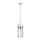 Z-Lite Fontaine 1 Light Pendant, Polished Nickel & Clear 3035P6-PN - alternate 4